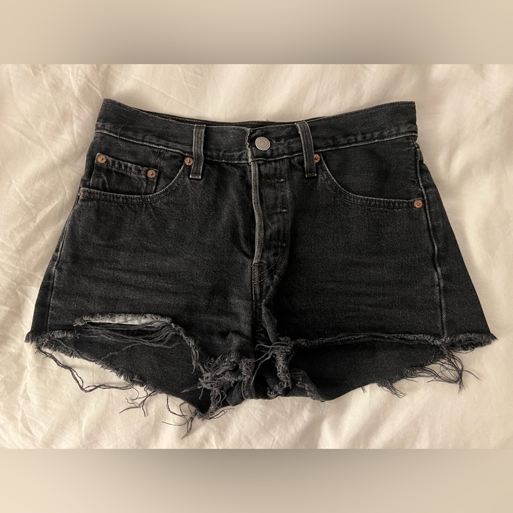 Levi’s Black Denim Women's Shorts